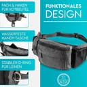 HUND IST KÖNIG® Bauchtasche Für Leckerlis & Hundezubehör
